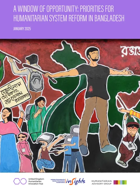 Cover of “A Window of Opportunity: Priorities for Humanitarian System Reform in Bangladesh”