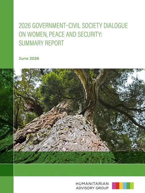 Cover of “2026 Government-Civil Society Dialogue on Women, Peace and Security: Summary Report”